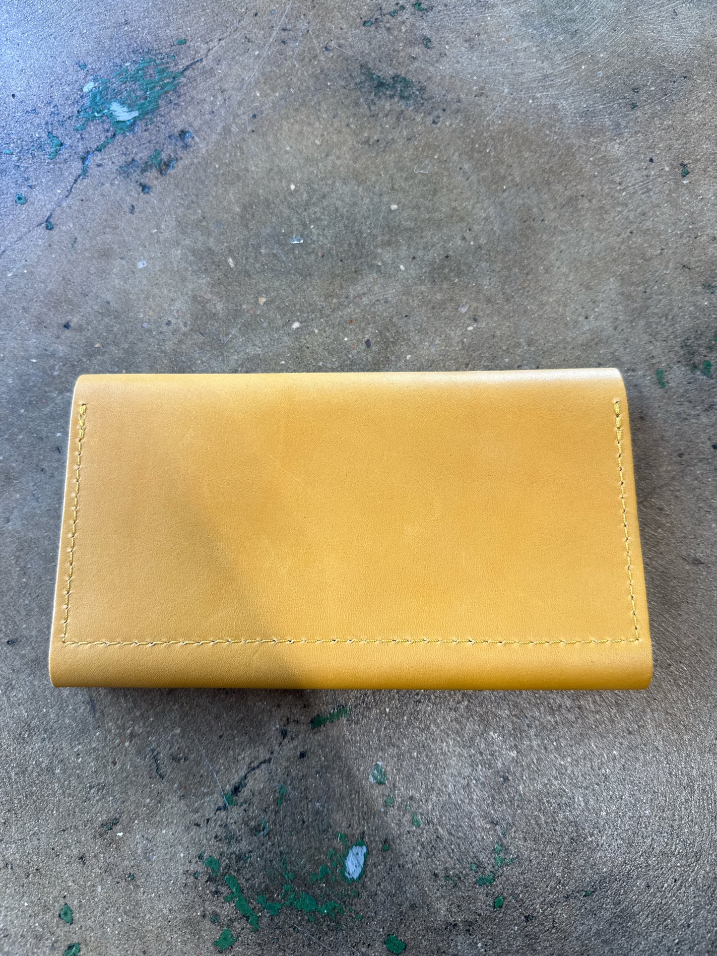 Portland Leather Mustard Wallet/Wristlet