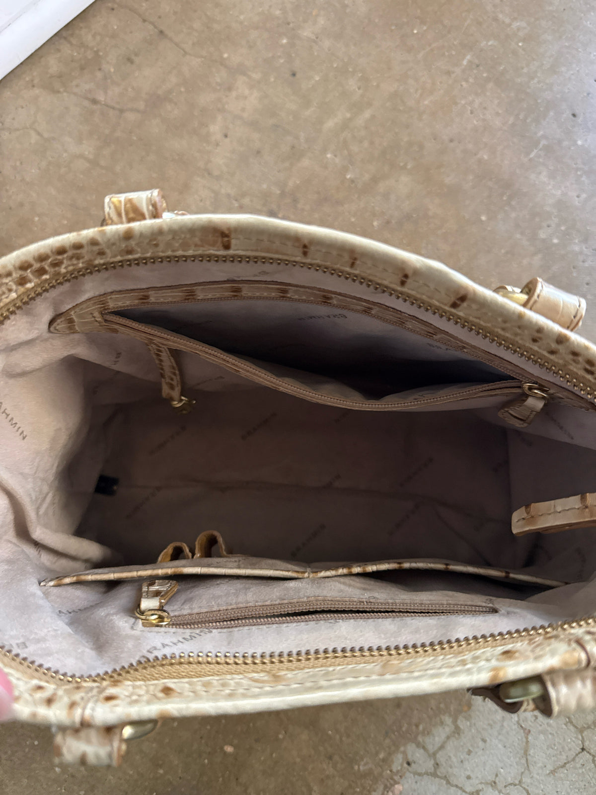 Brahmin Tan Purse