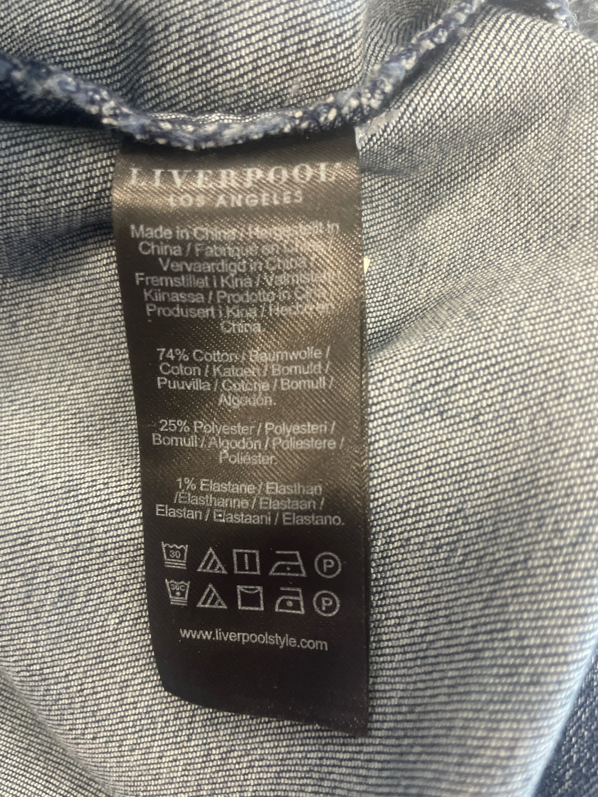 Liverpool Size M Jean Jacket