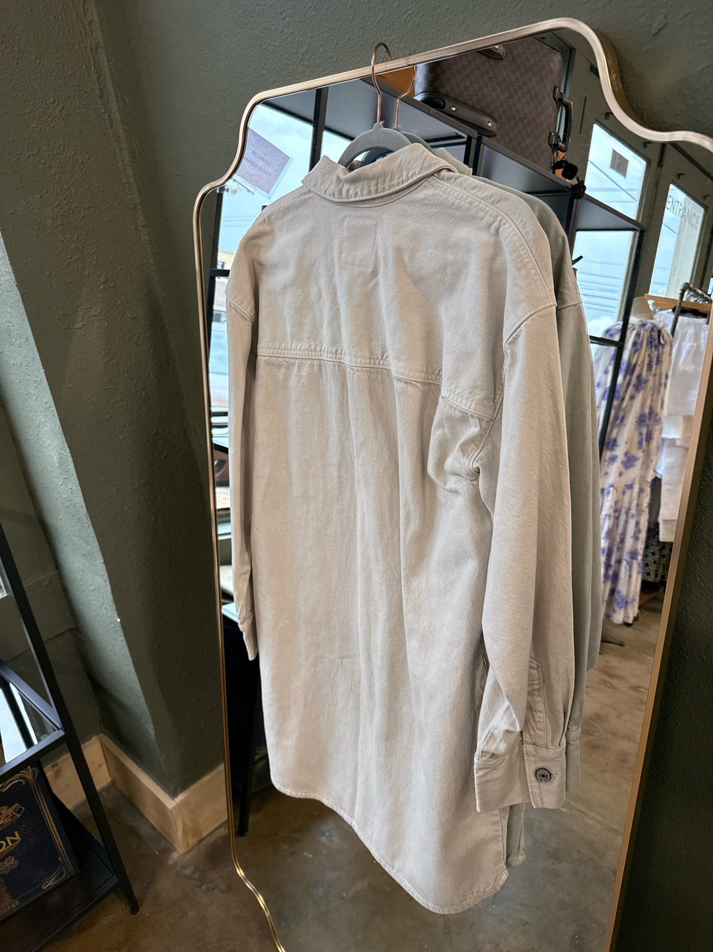 Abercrombie & Fitch Size L Tan Dress