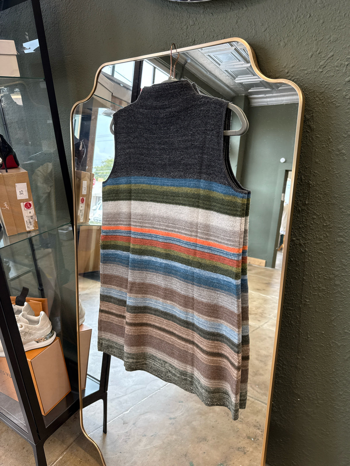 Worth Size L Gray/Multi Dress