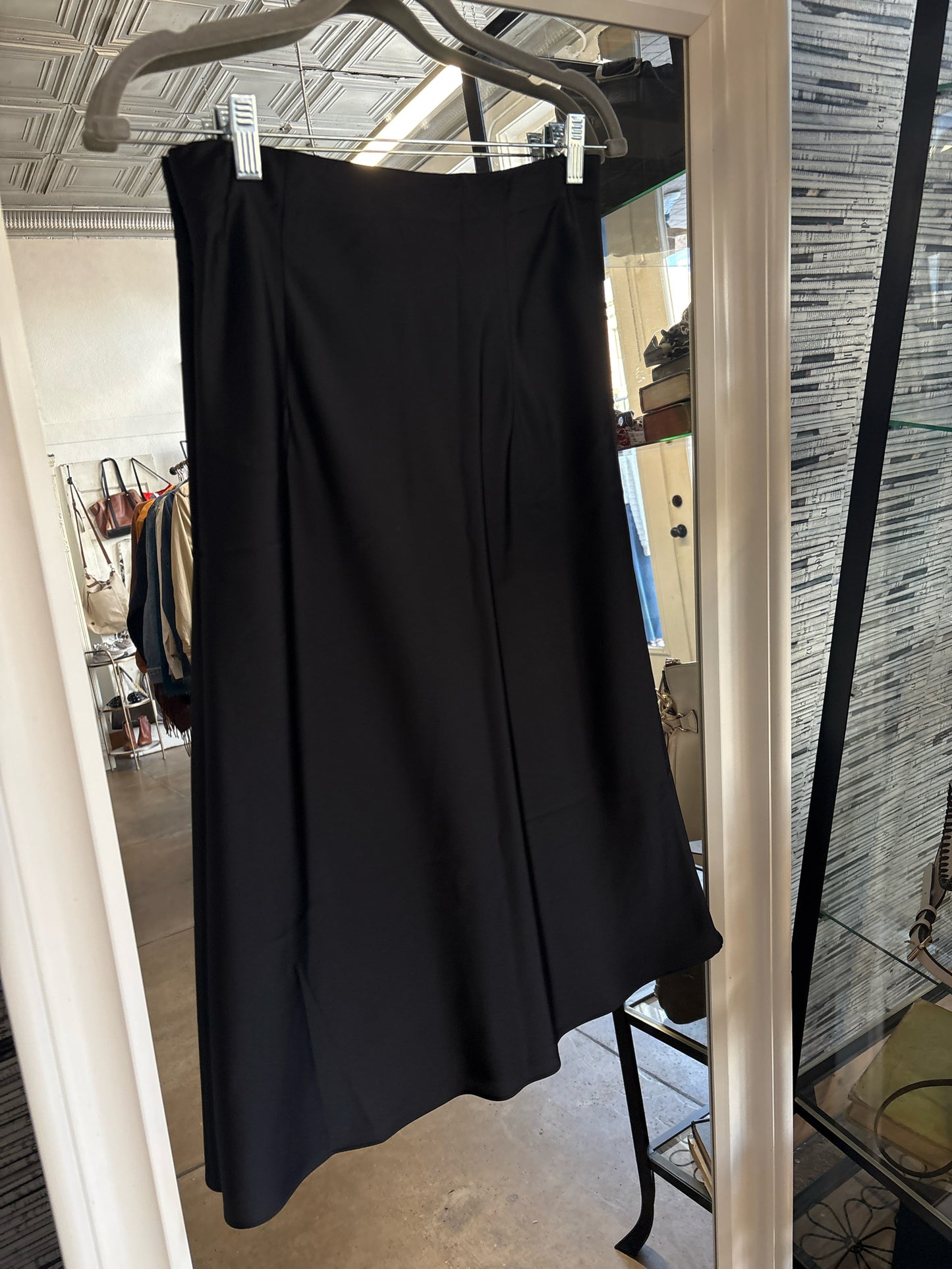 j crew Size XS Black midi Skirt