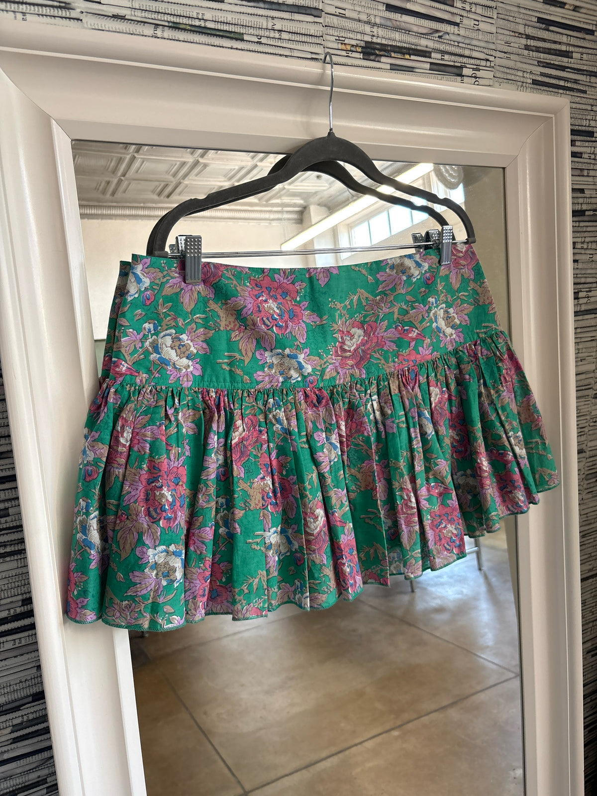 Fox in Gown Size L green and multi Skirt