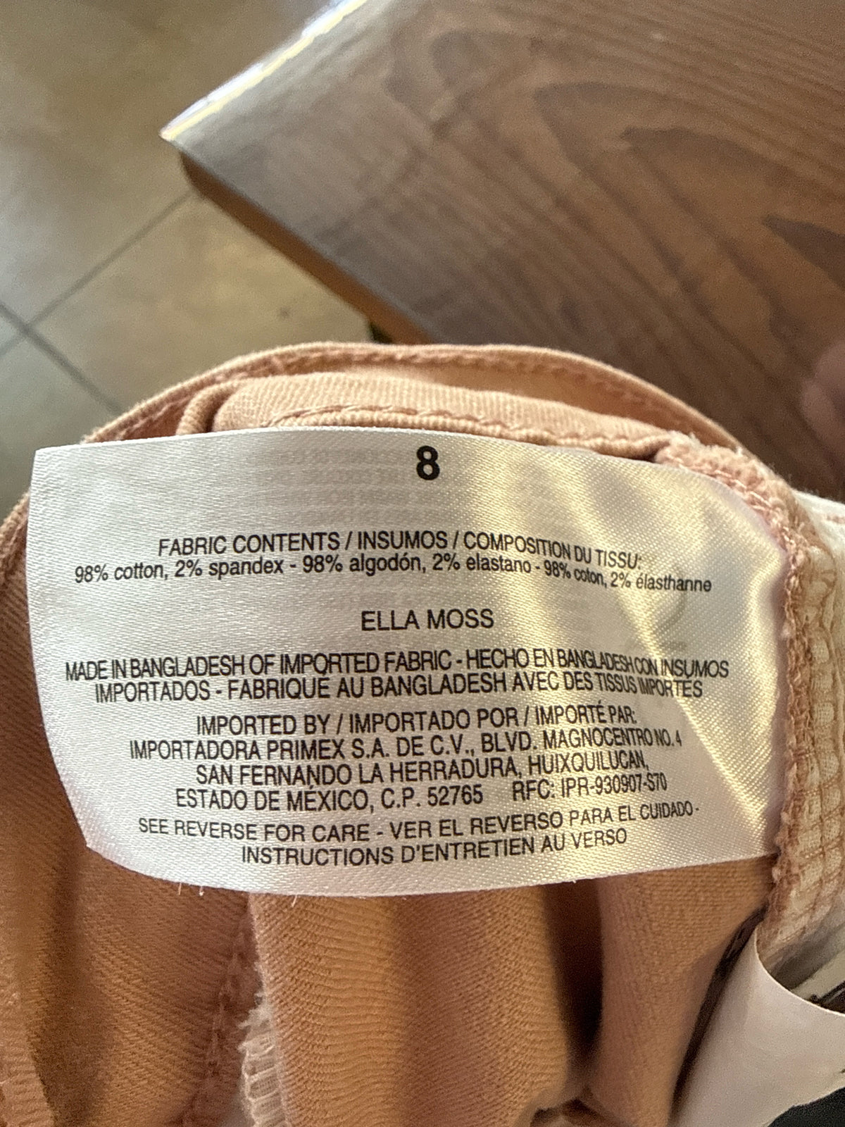 ella moss Size 8 Light Pink Pants