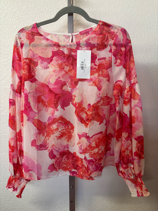 Flying Tomato Size M Cream/multi Flowers Top