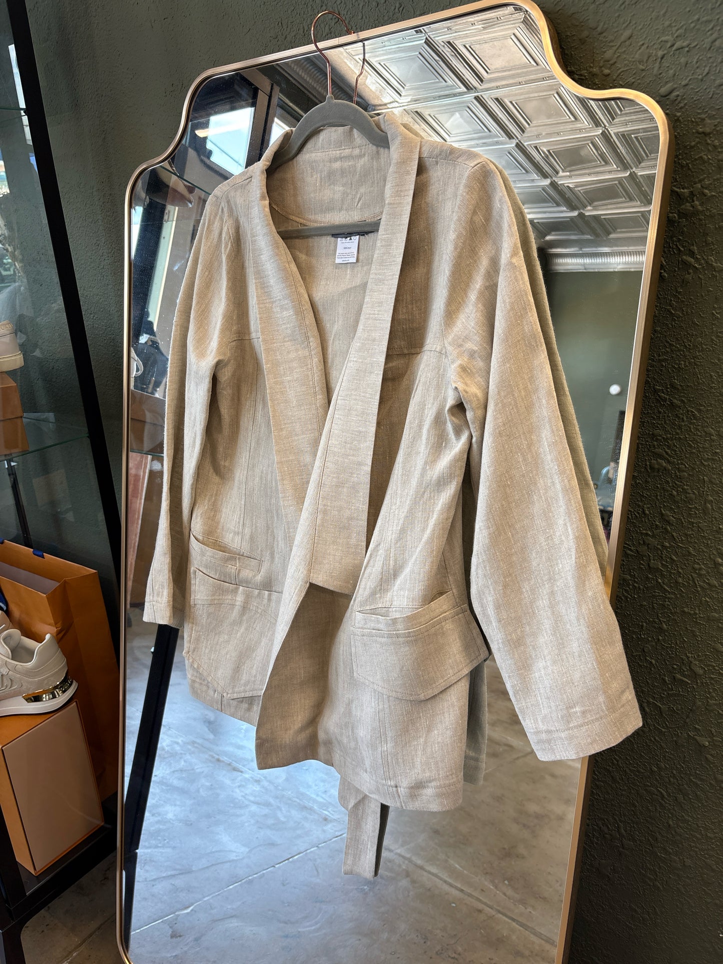 Kash Size M Tan Jacket
