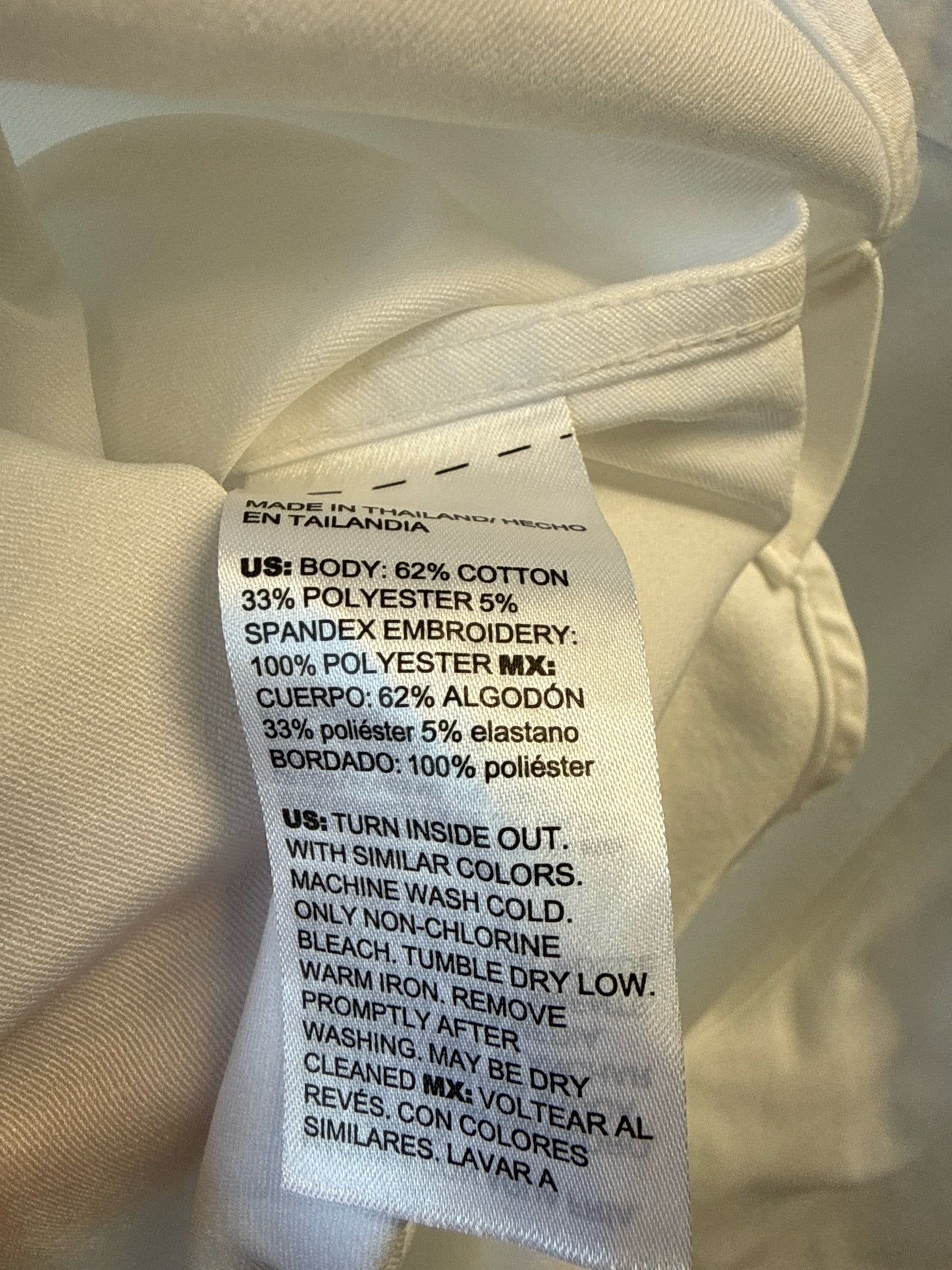 CHICO'S Size XL White Top