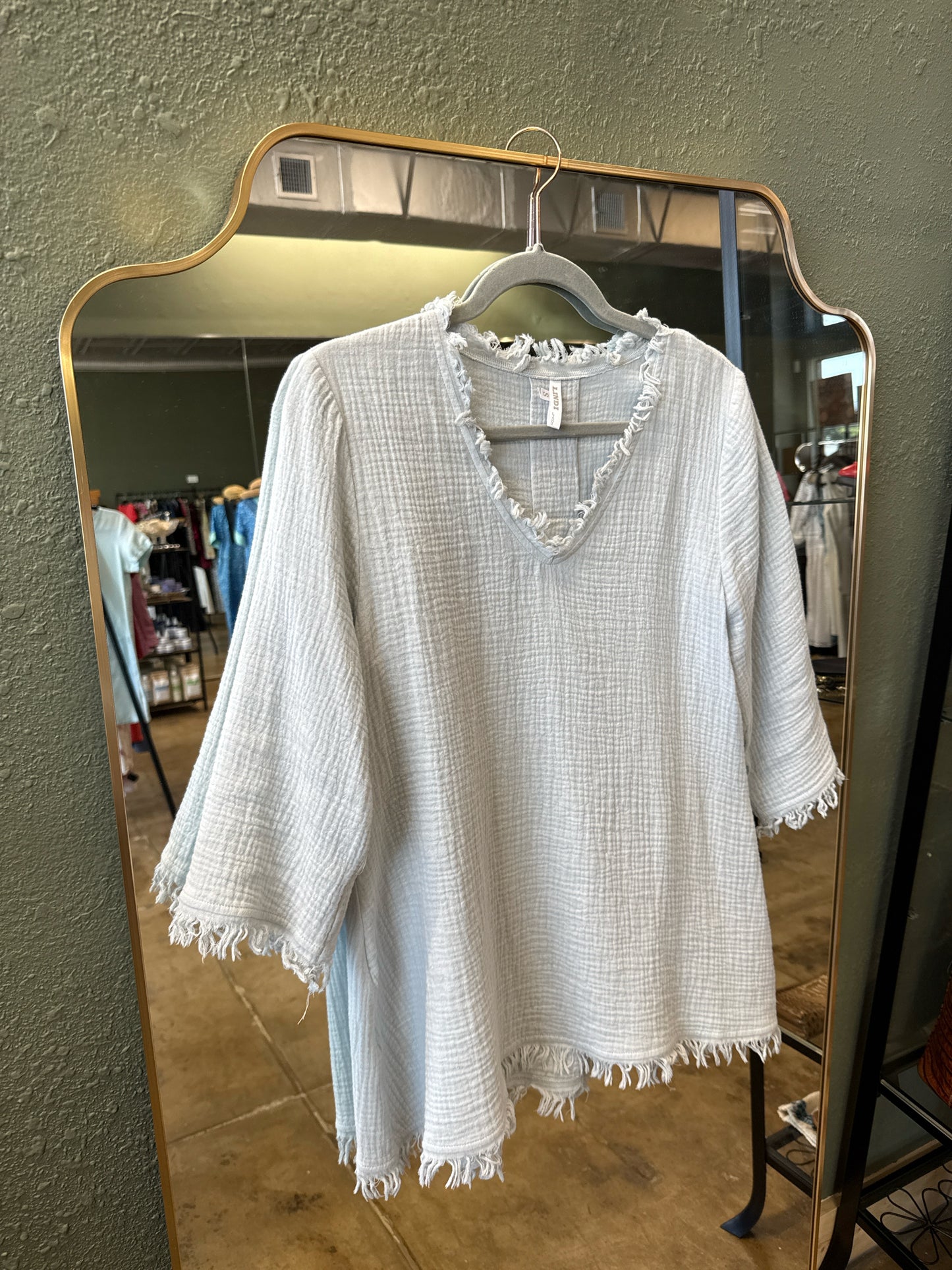 Lindi Size S Light Blue Top