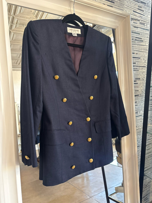 Jones New York Size 2 Navy Blazer