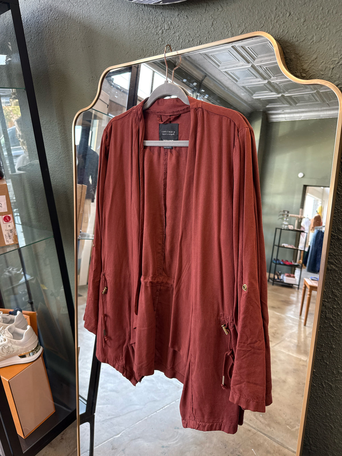 Sanctuary Size M Maroon Kimono/Shawl
