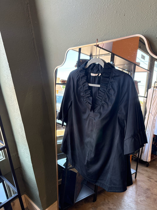 Soft Surroundings Size XS Black Top