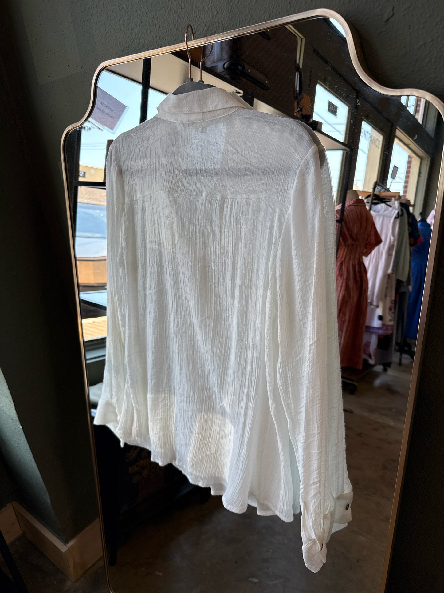 Mystree Size S White Top