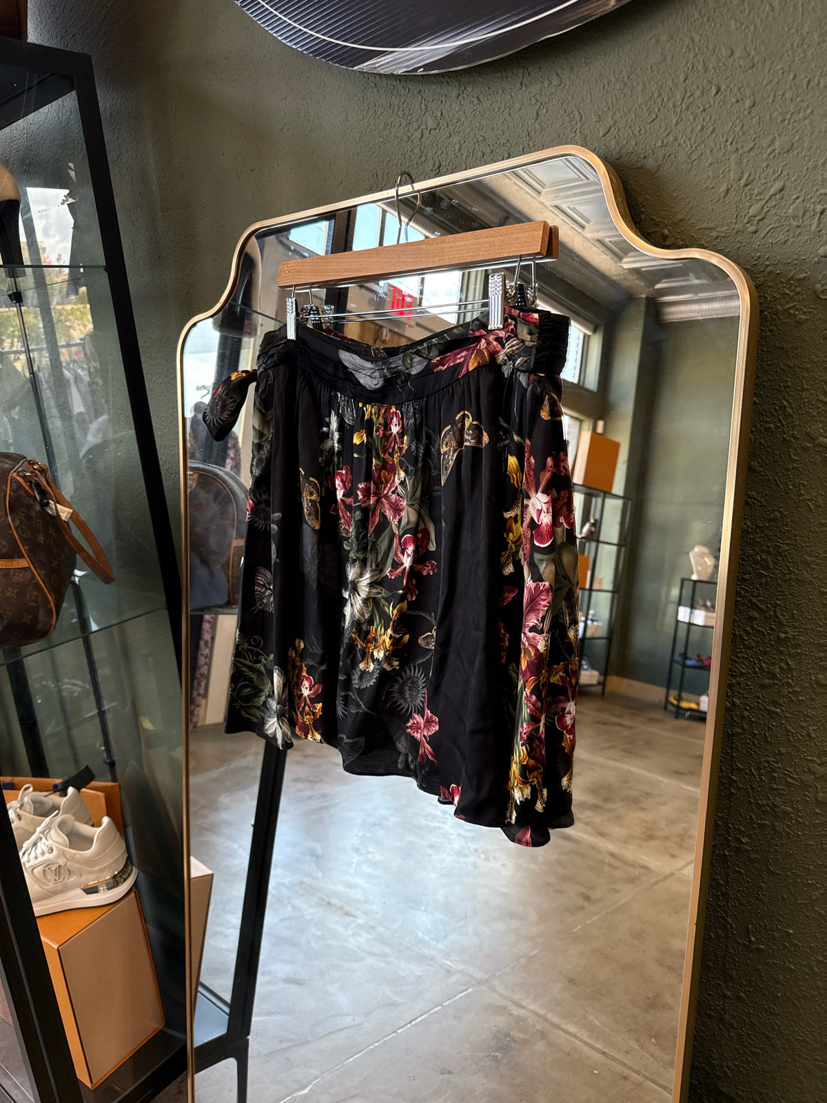 Allsaints Size 10 Black Skirt