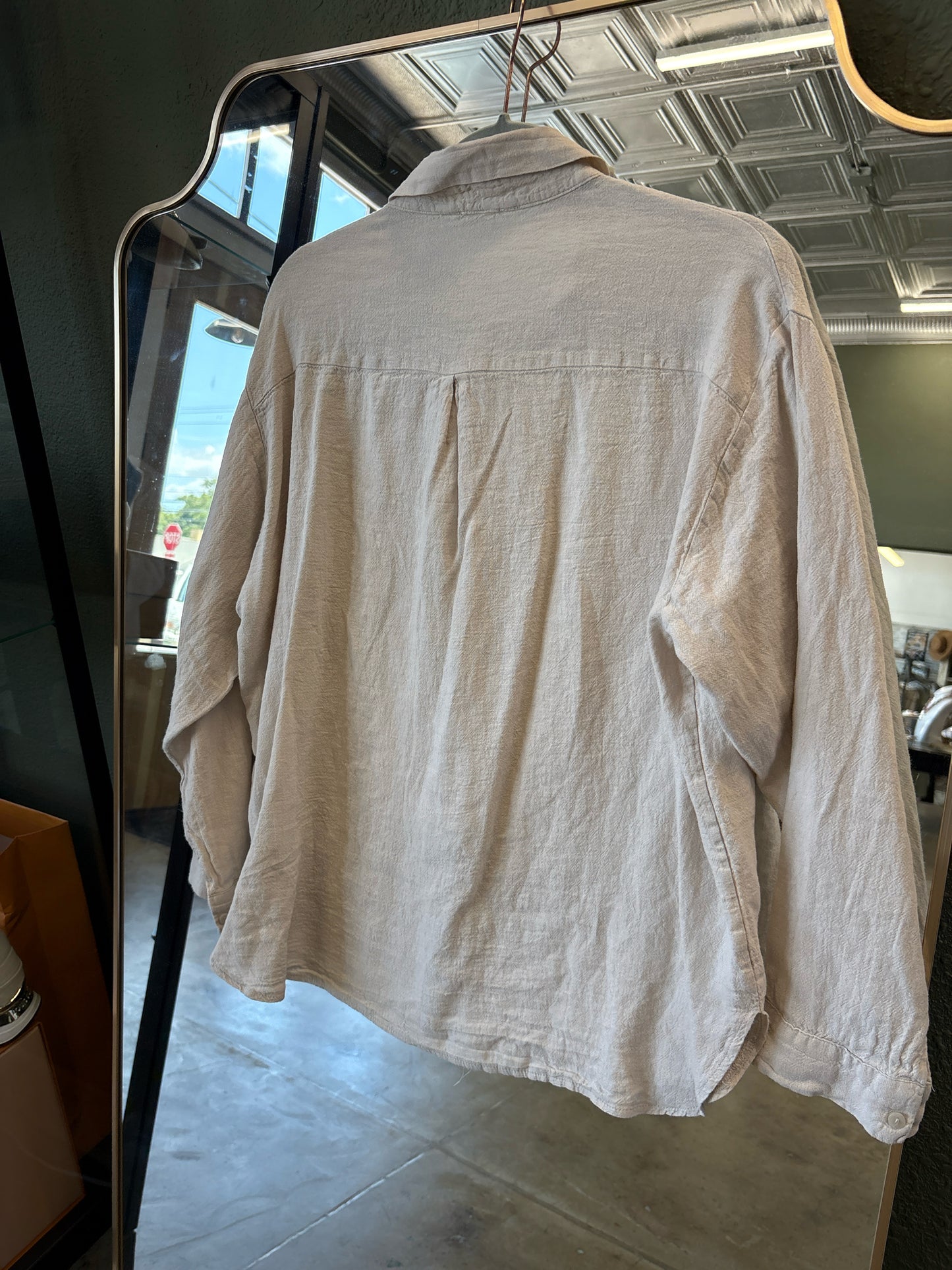 Blank NYC Size M Tan Top