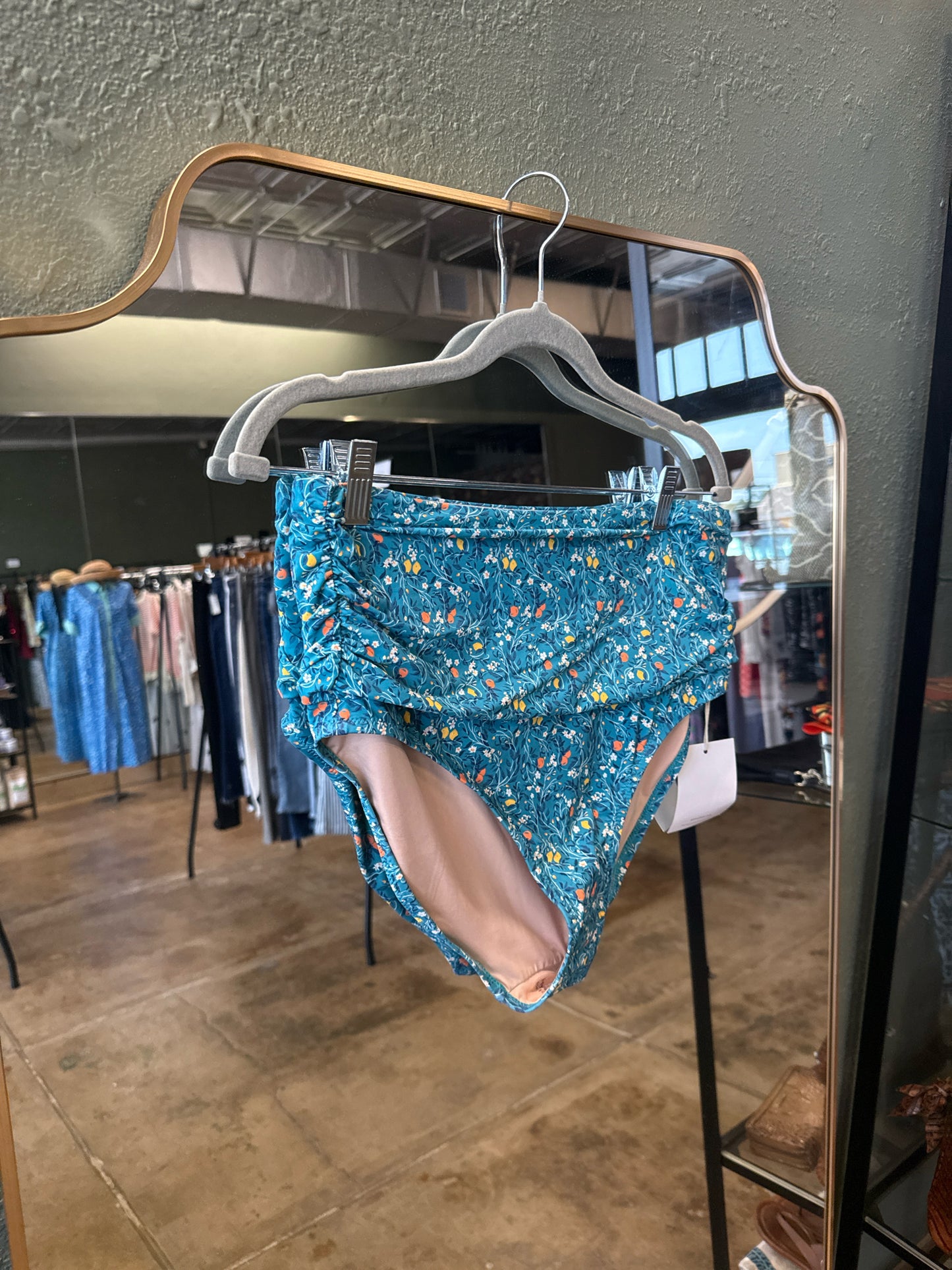 Garnet Hill Size 10 Teal Swimwear