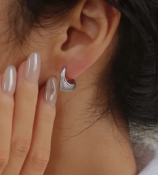 Flanerie Silver hoops Earrings