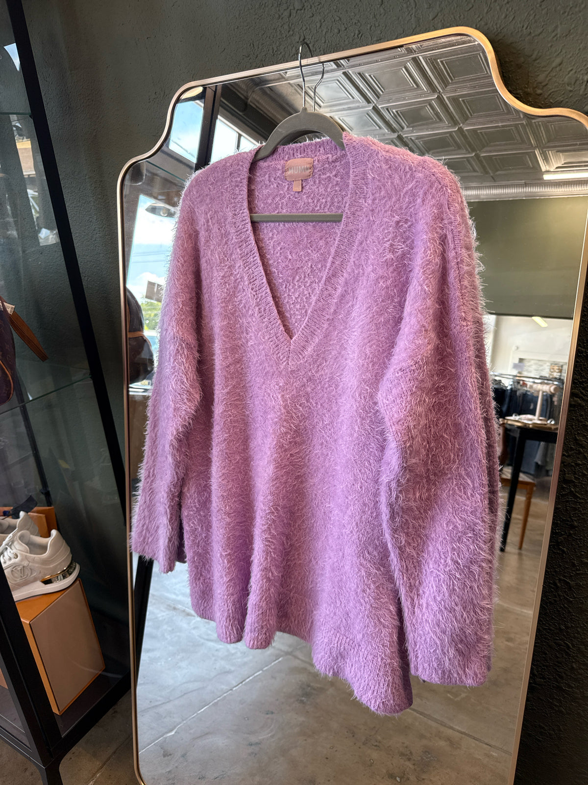 Show Me Your Mumu Size L Purple Sweater