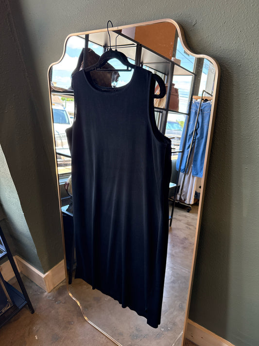 Ming Wang Size 1X Black Knit Dress