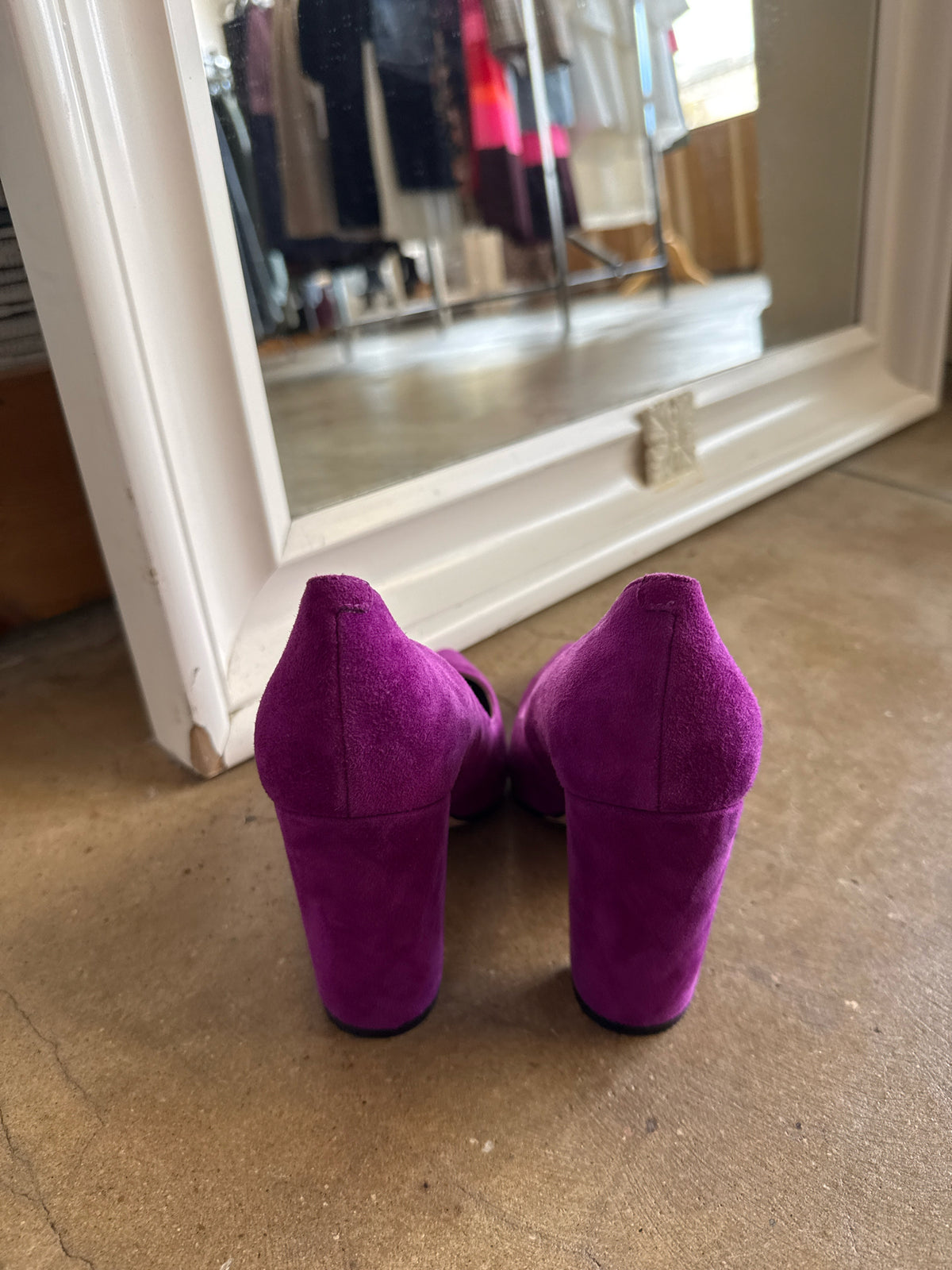Marc Fisher Shoe Size 6.5 Purple Heels