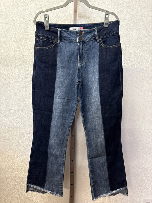 Cabi Size 10 Denim Two Tone Jeans