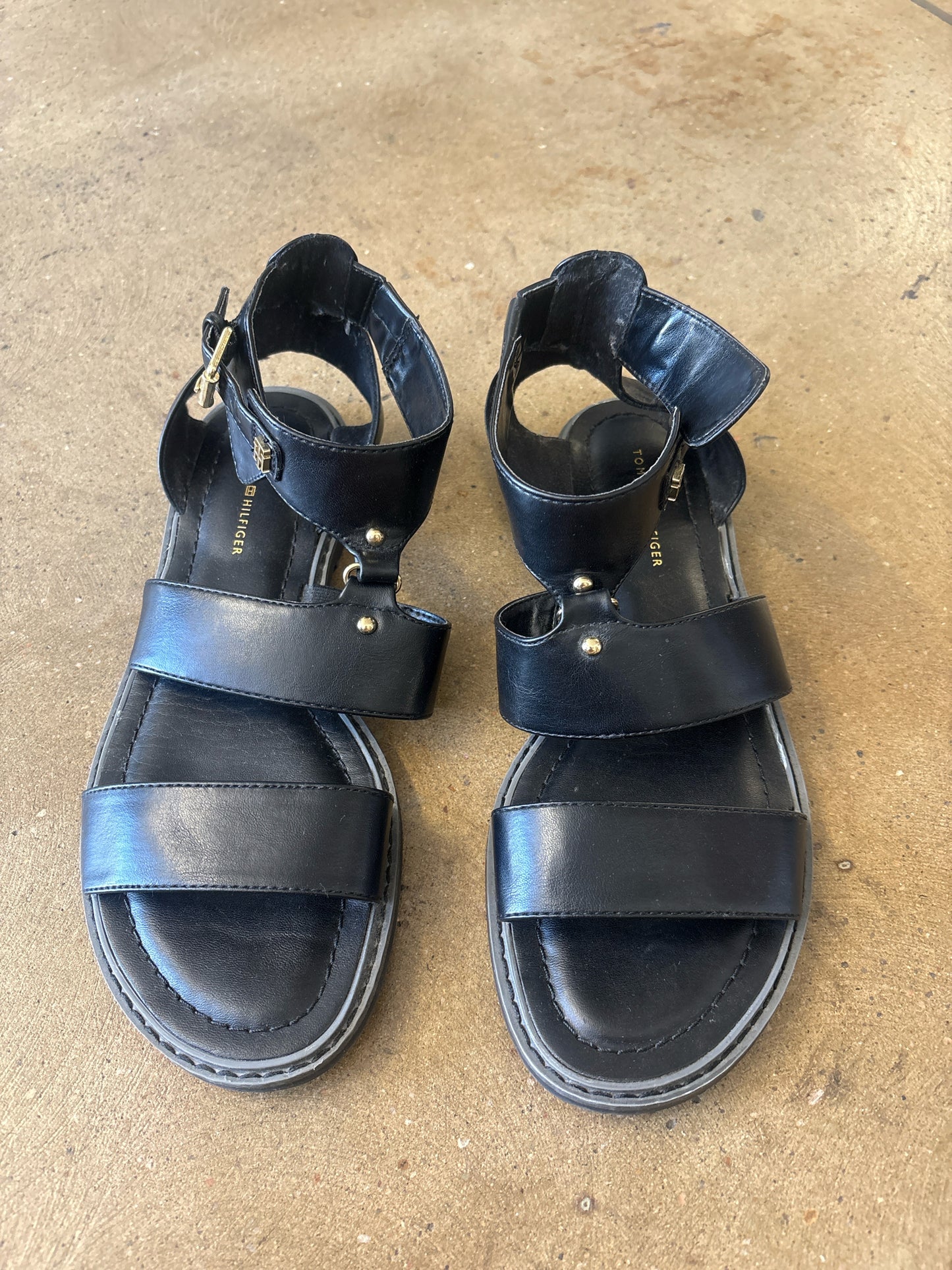 Tommy Hilfiger Black Sandals