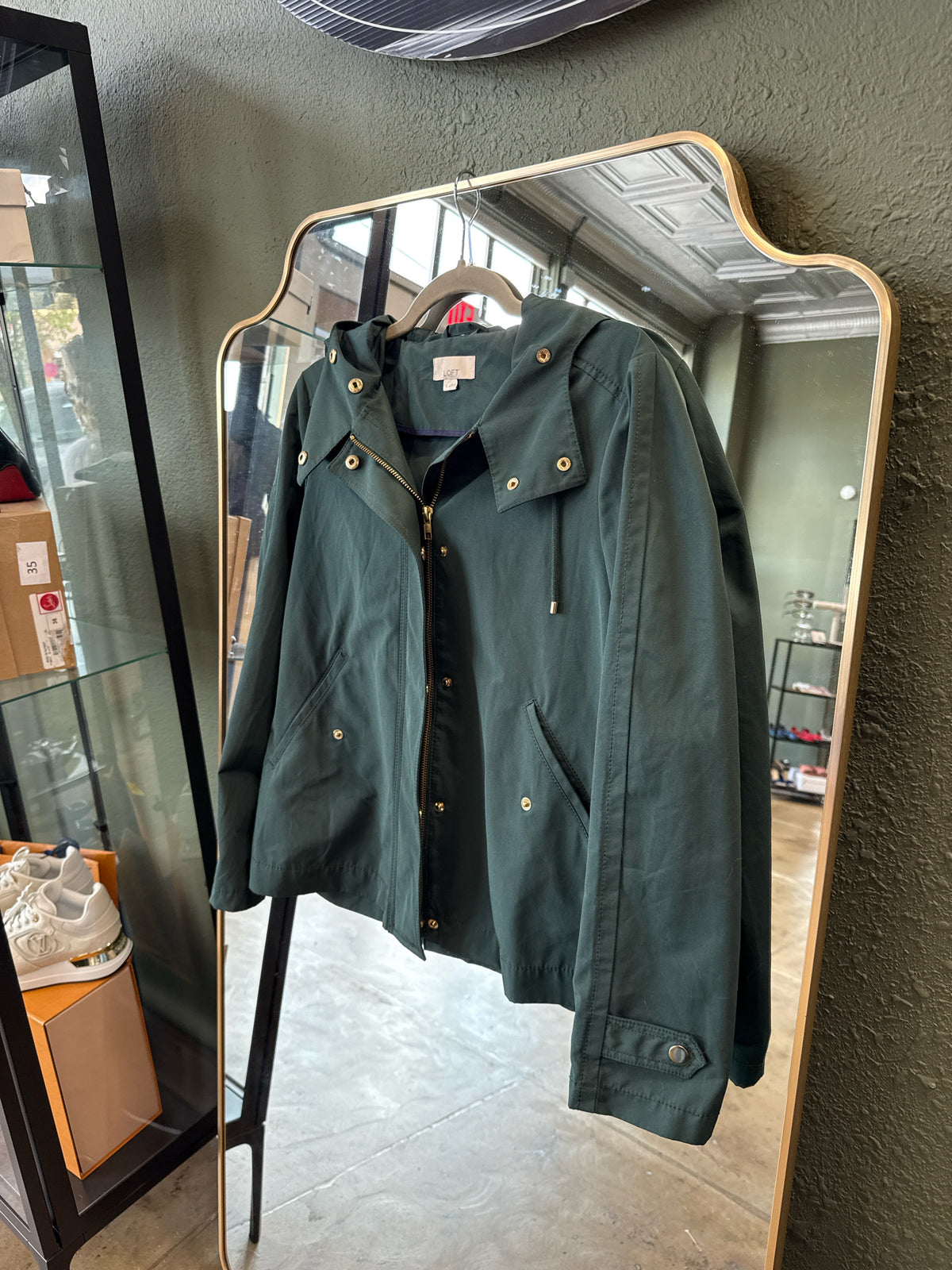 LOFT Size S Green Jacket