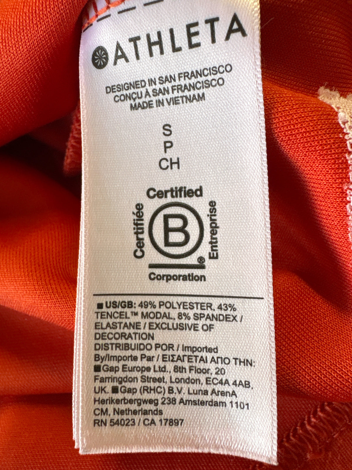 ATHLETA Size SP Orange Pullover/Hoodie