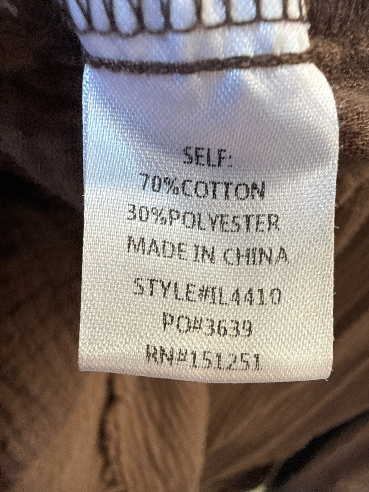 In Loom Size S Brown Top