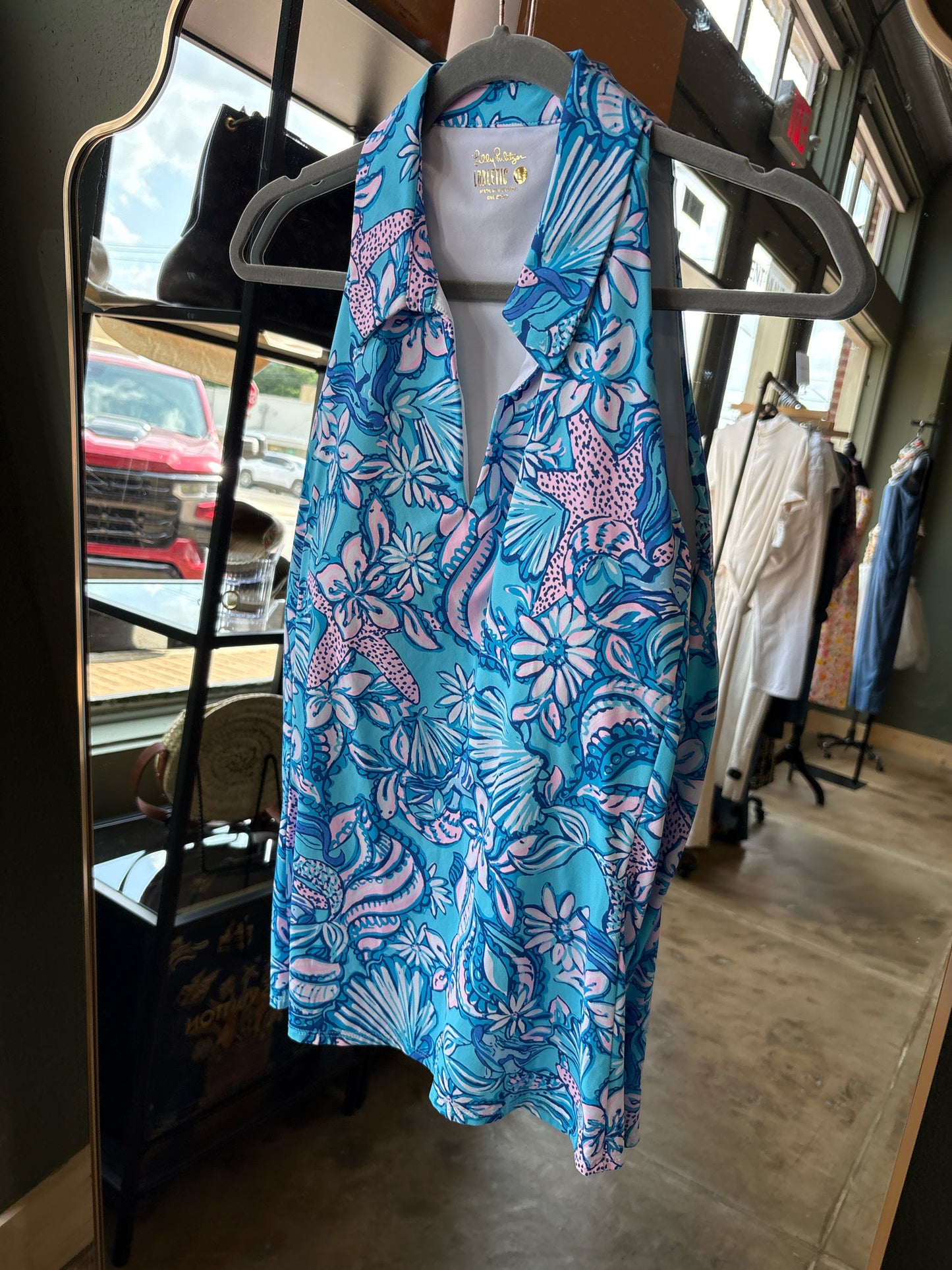 Lilly Pulitzer Size L blue + multi Tops