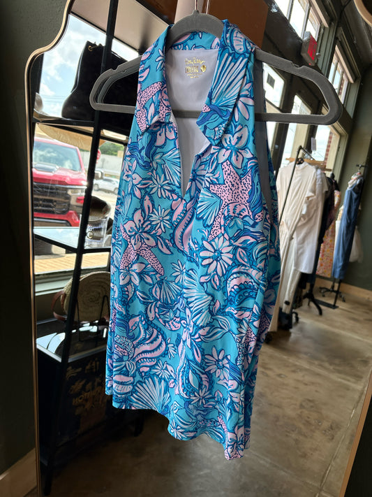 Lilly Pulitzer Size L blue + multi Tops
