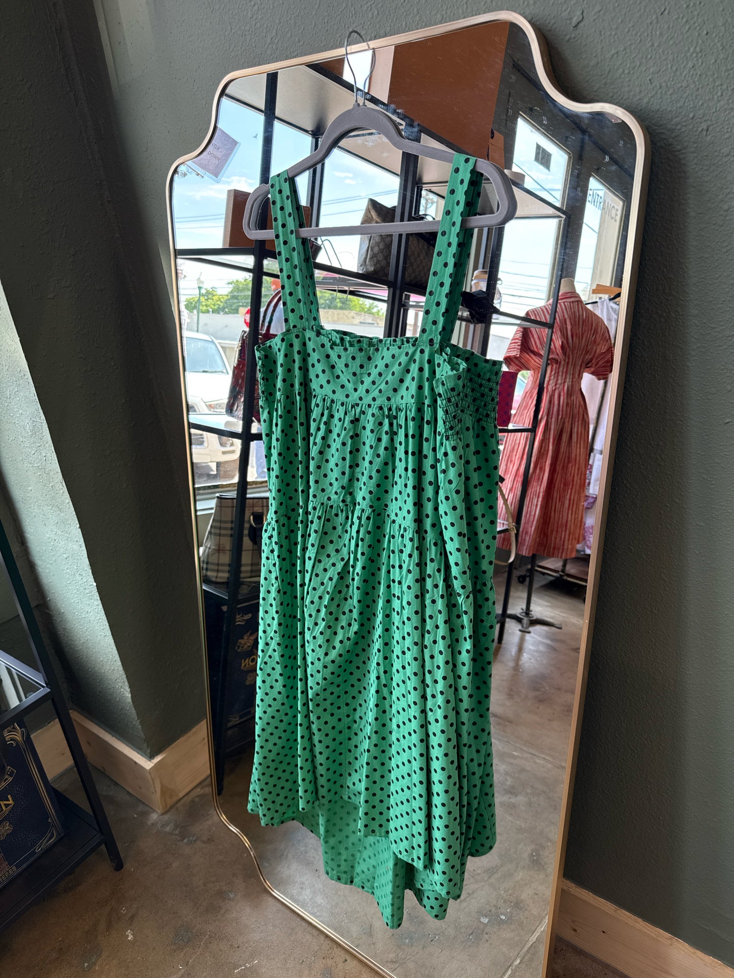 Asos Size 14 Green Dress