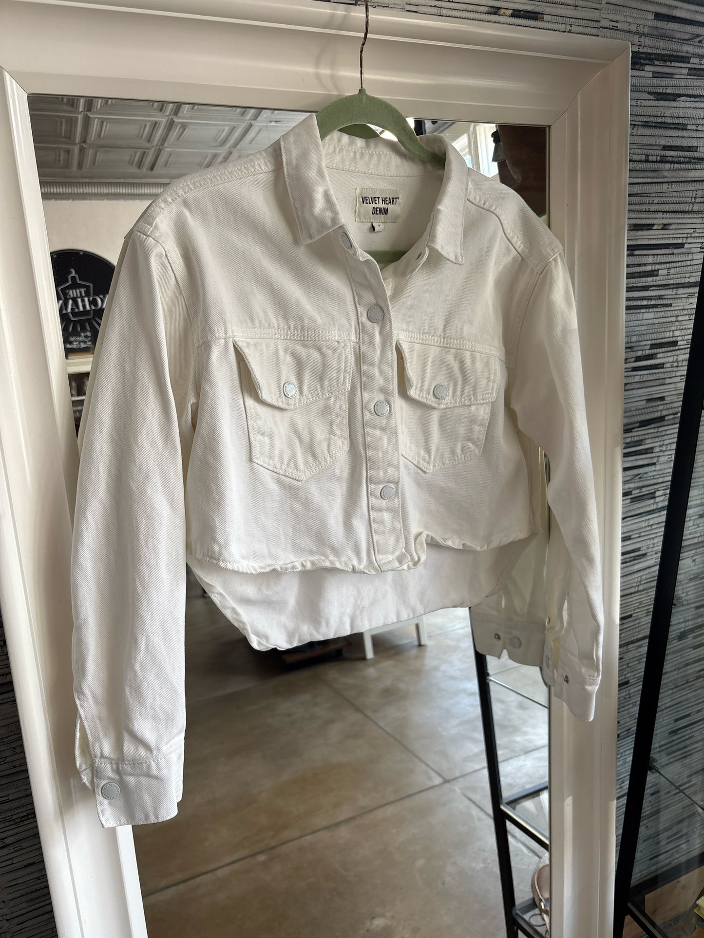 Velvet Heart Denim Size S Shacket