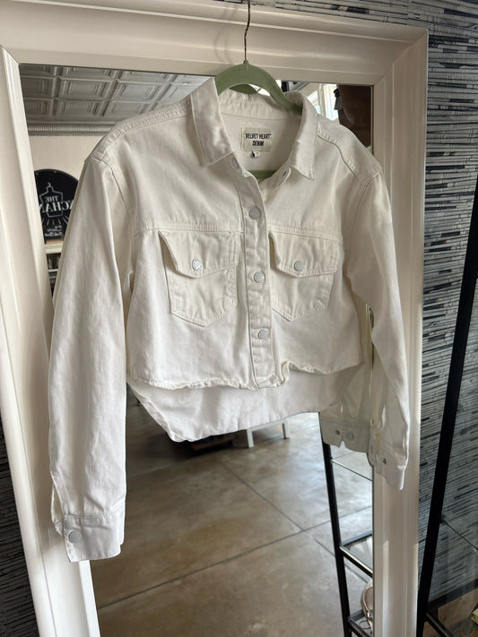 Velvet Heart Denim Size S Shacket