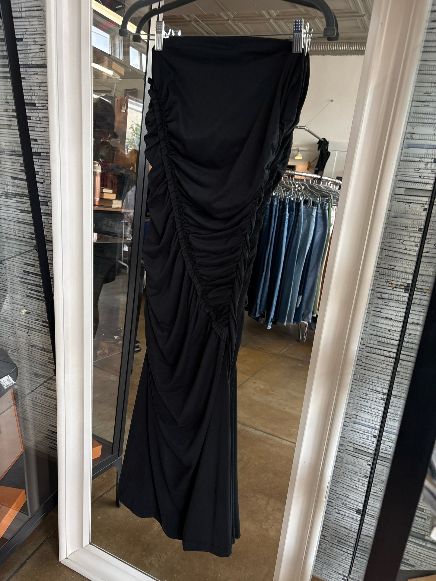 Anthropologie Size SP Black strapless Dress