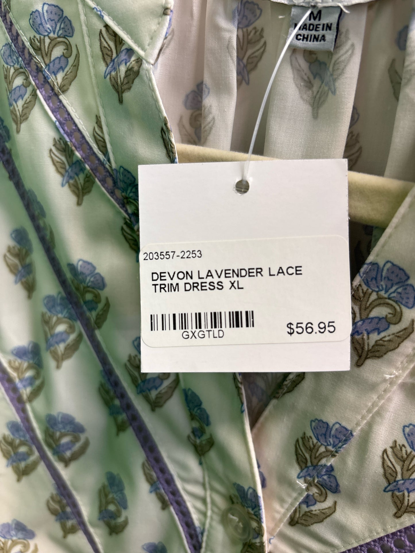 Polagram White/Blue Floral Dress