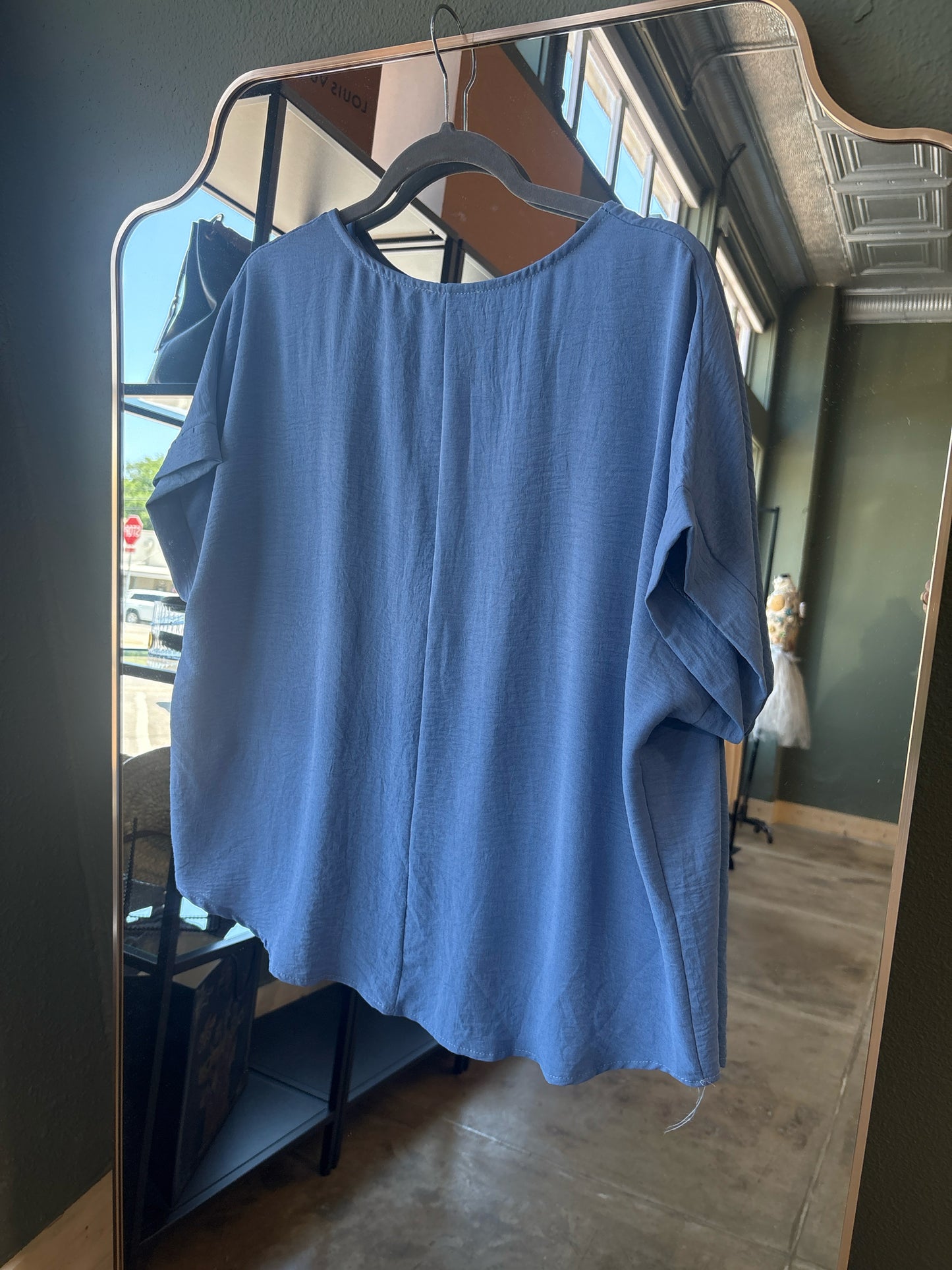 Florencia Size OS Blue Top