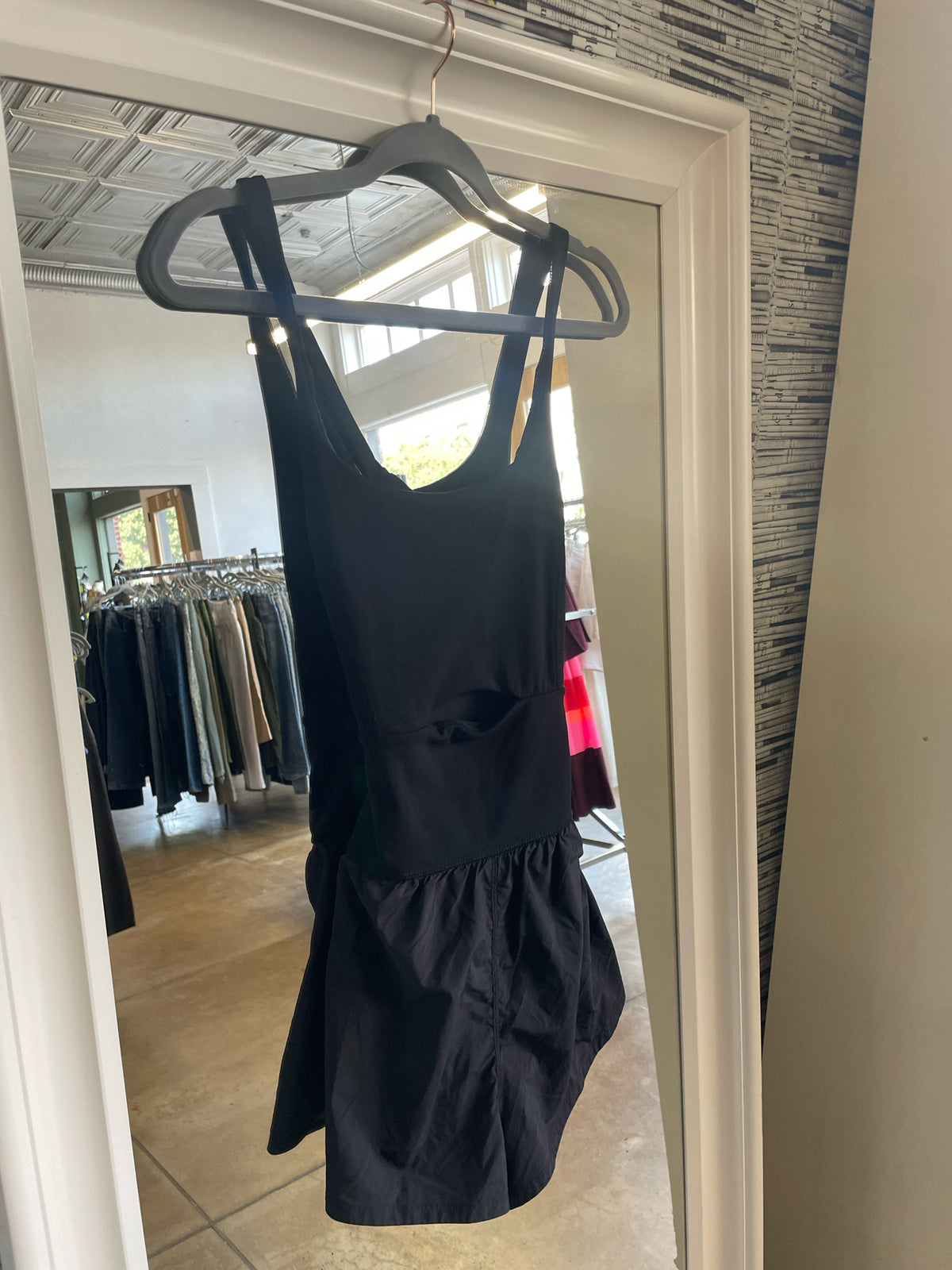 free people Size M Black Romper