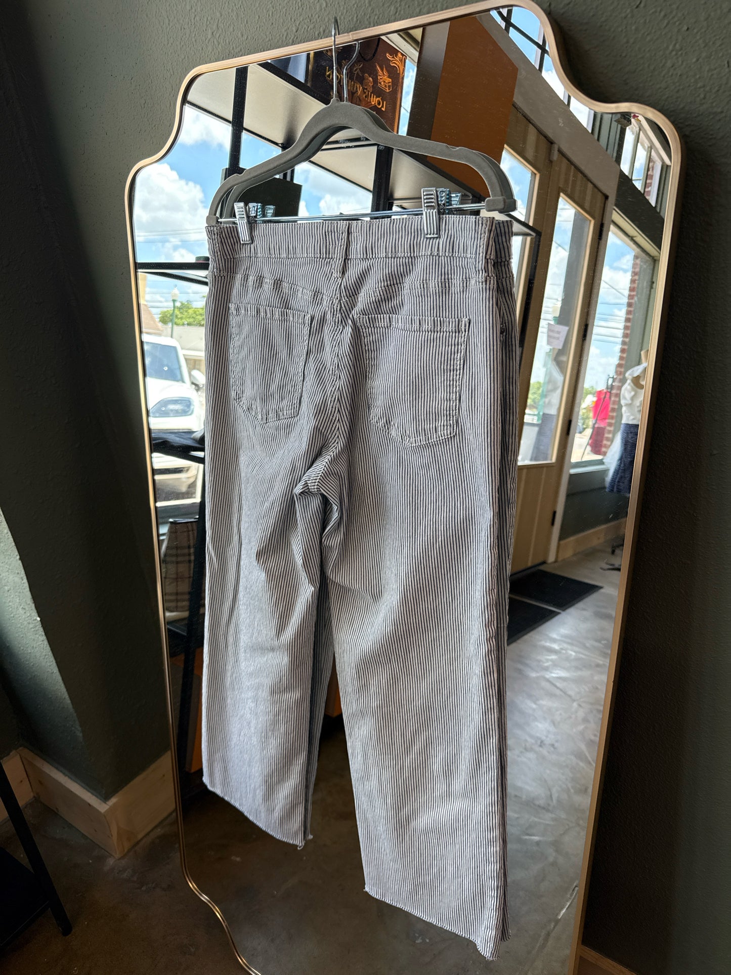 Kut from the Kloth Size 8 Blue/White Pants