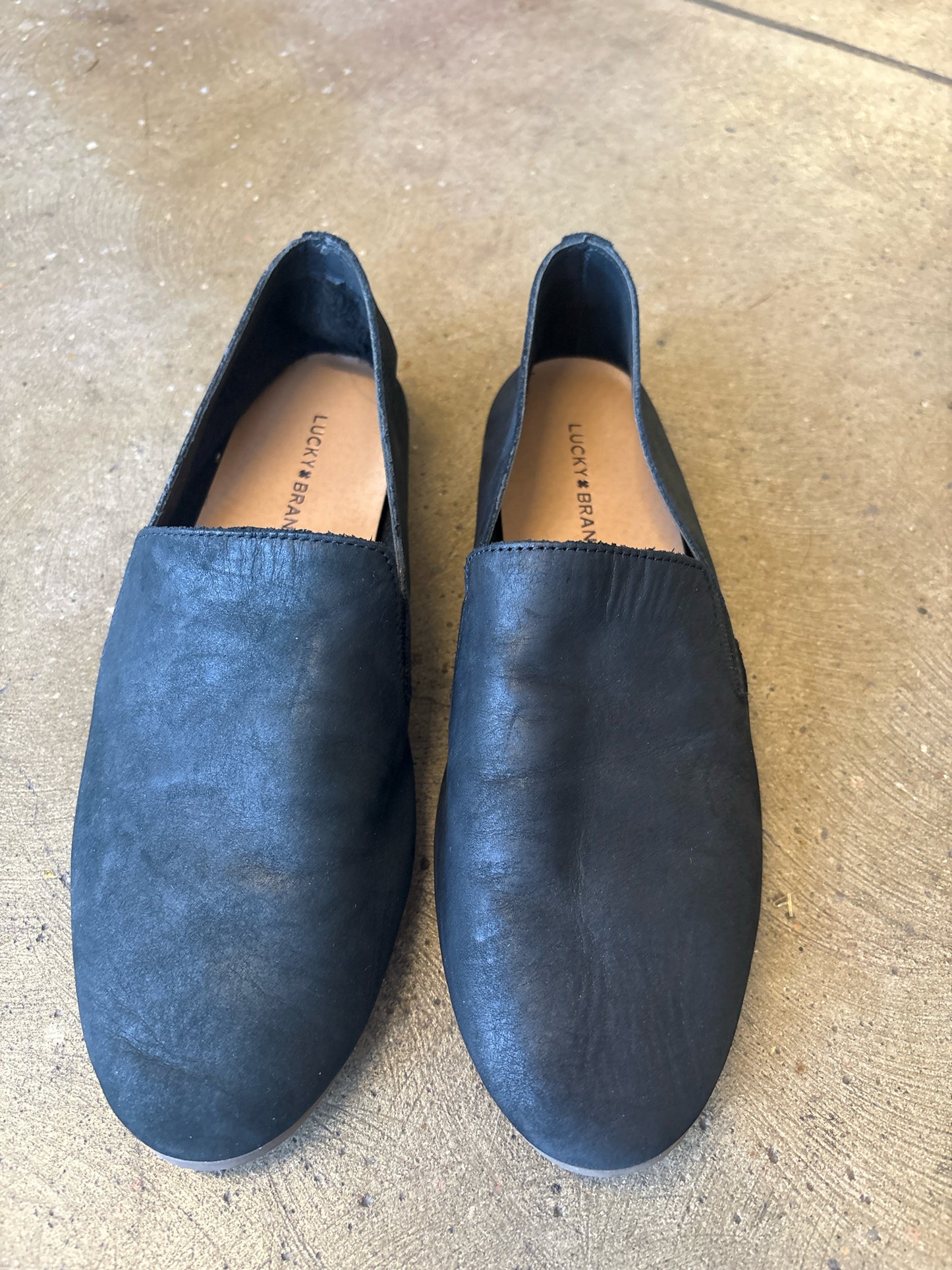 Lucky Shoe Size 7.5 Black Loafers