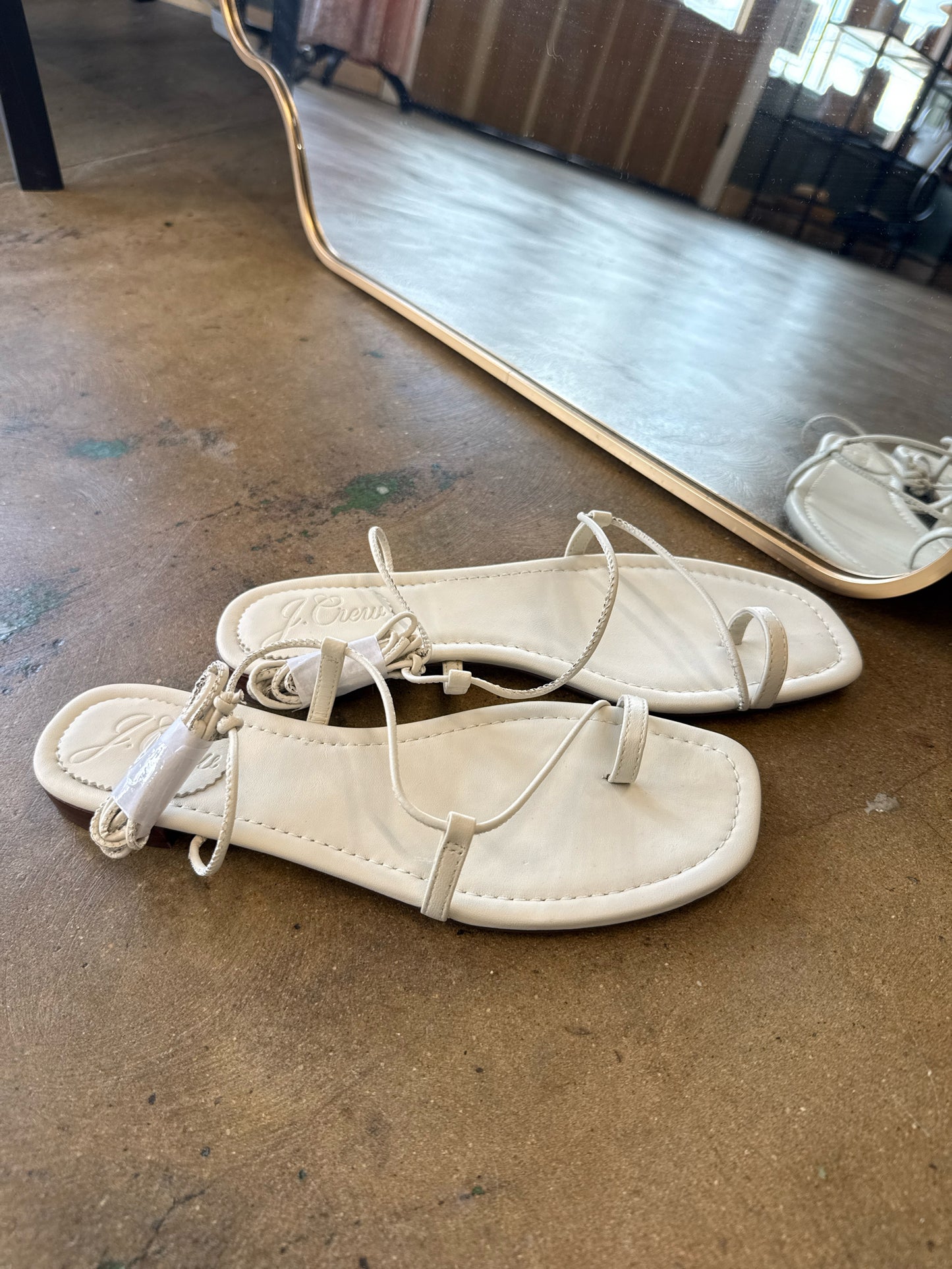 Jcrew Shoe Size 7 White Sandals