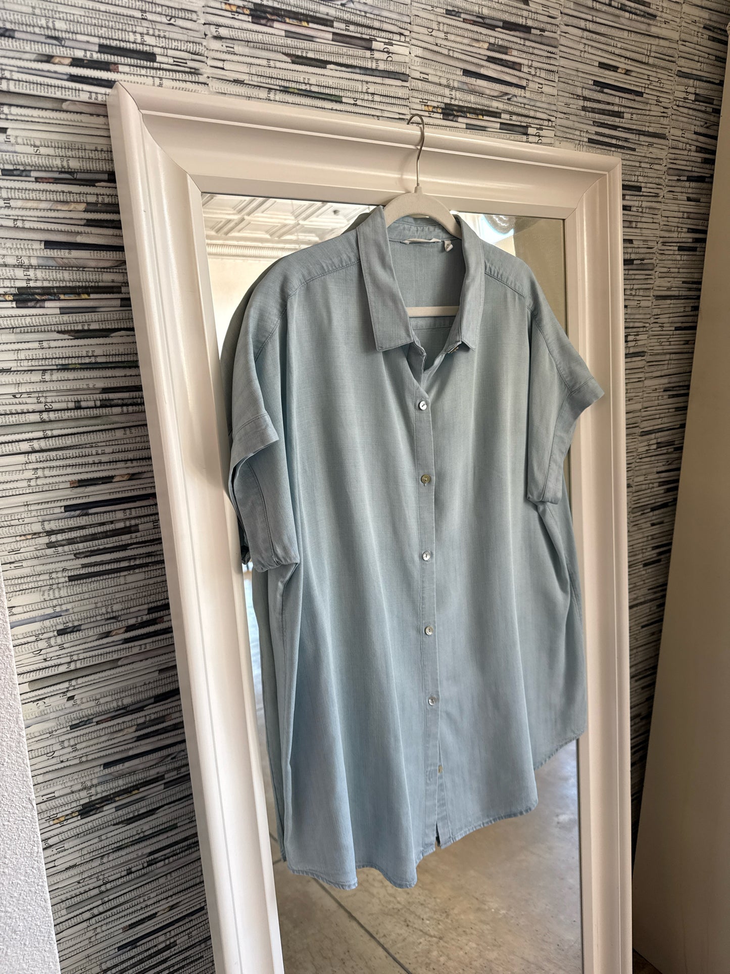 Soft Surroundings Size XL Light Blue Top