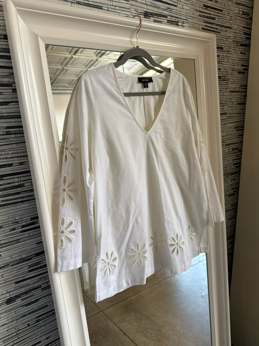 Karen Kane Size M White Top