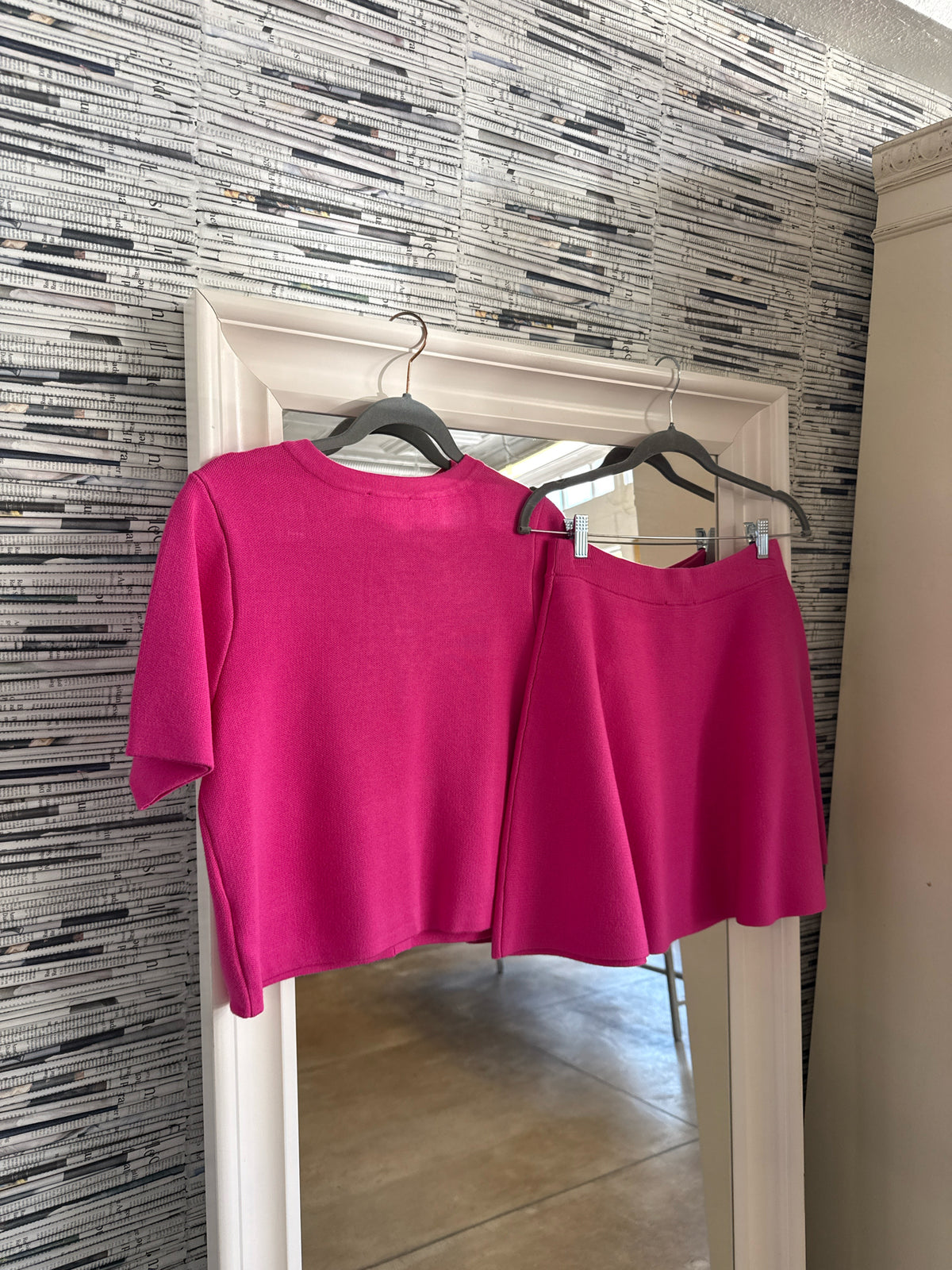 entro Size M Pink Two Piece Set