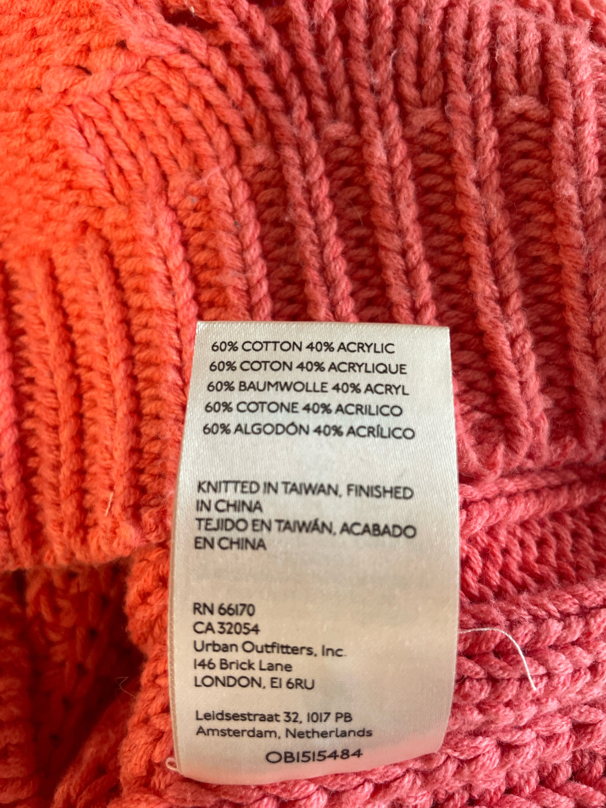 Urban Outfitters Size L Melon Sweater