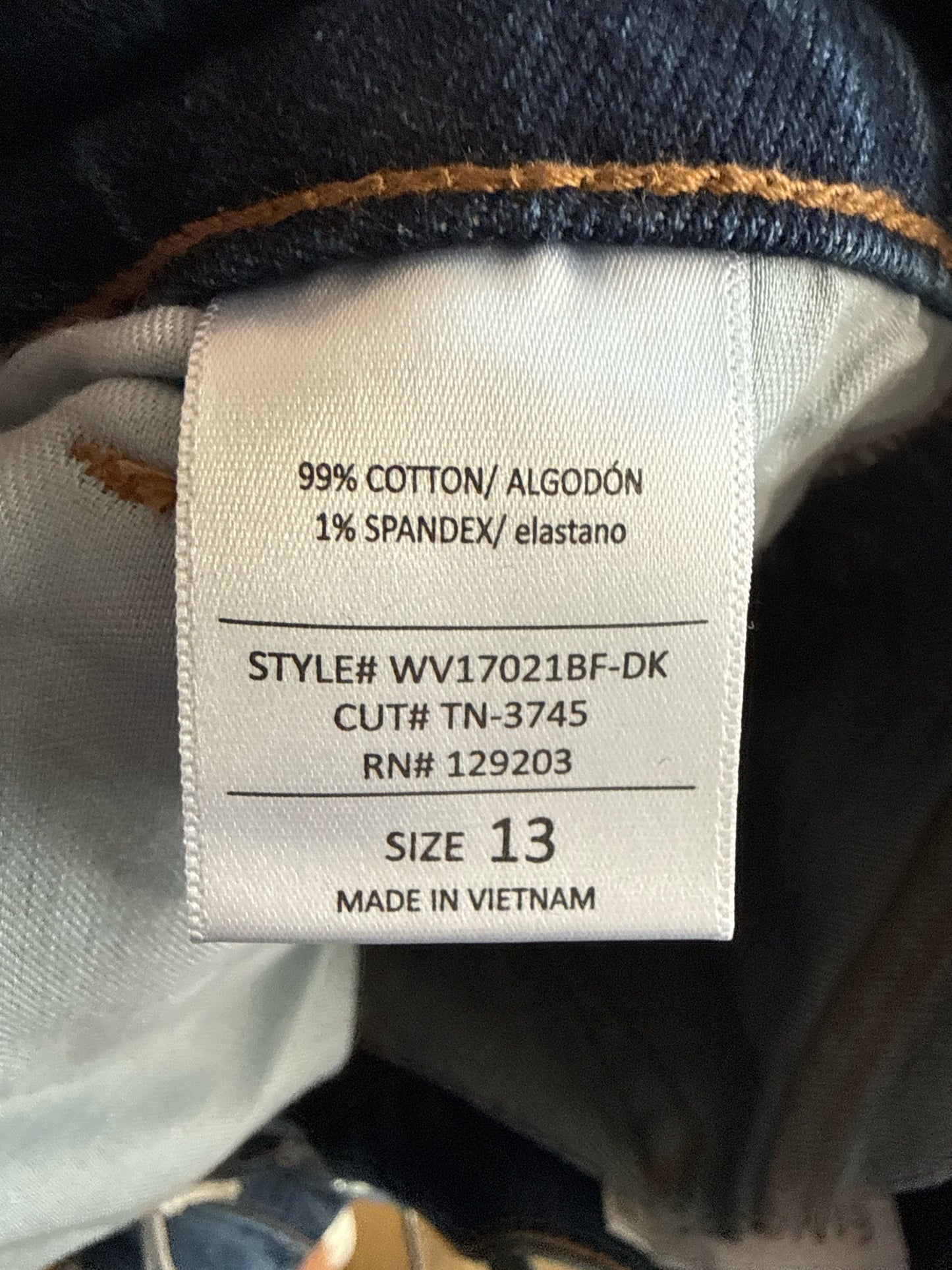 carly jean Size 13 Denim Jeans
