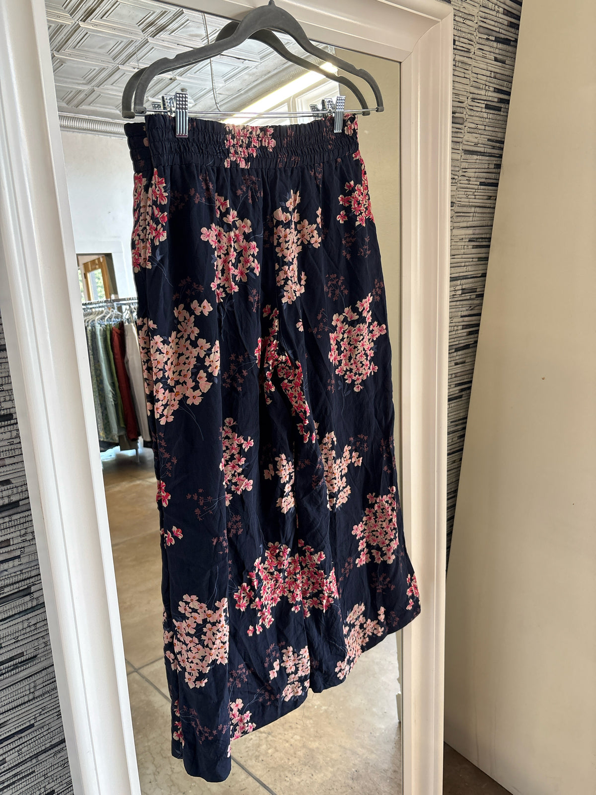 rebecca taylor Size S Black Floral Pants