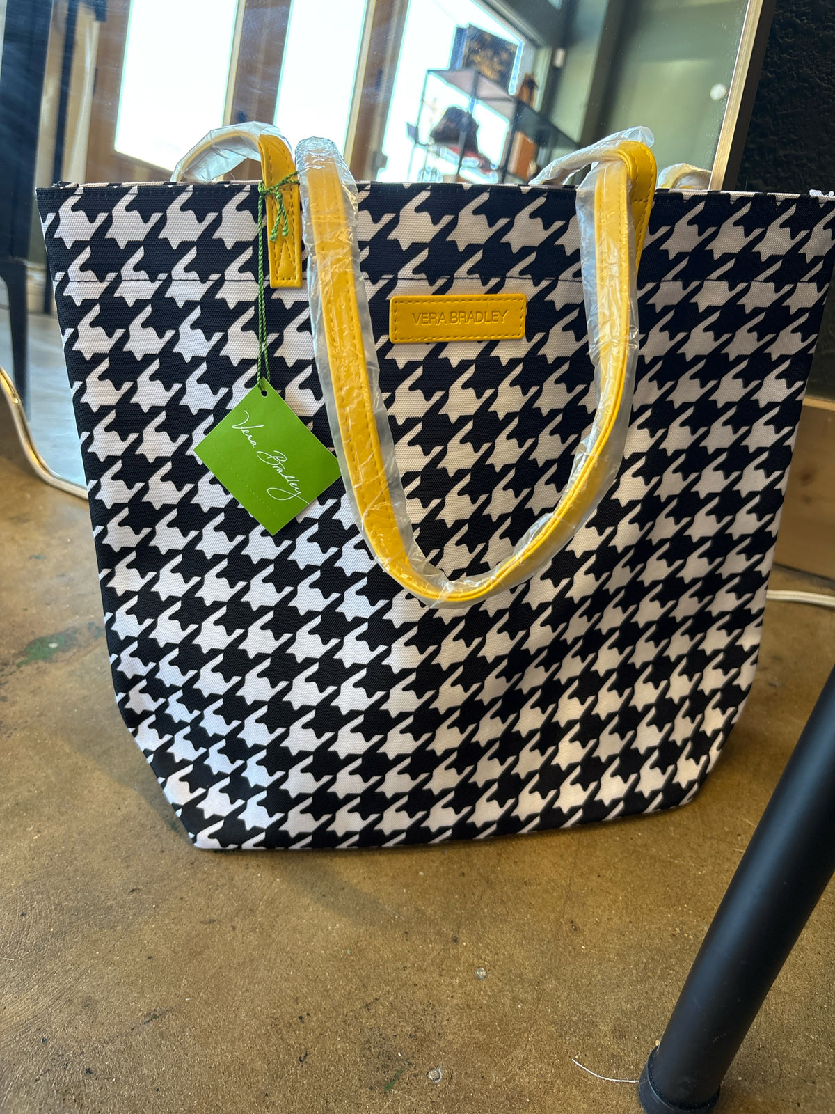 VERA BRADLEY Black/yellow/White Bag