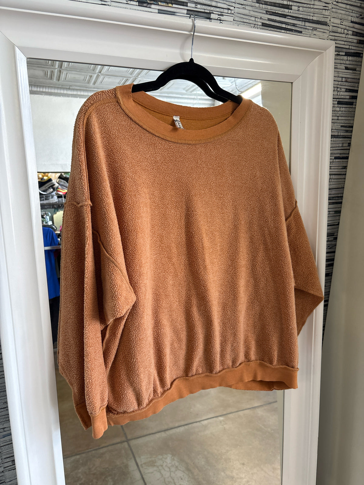 free people Size S Orange Sweatshirt/Hoodie