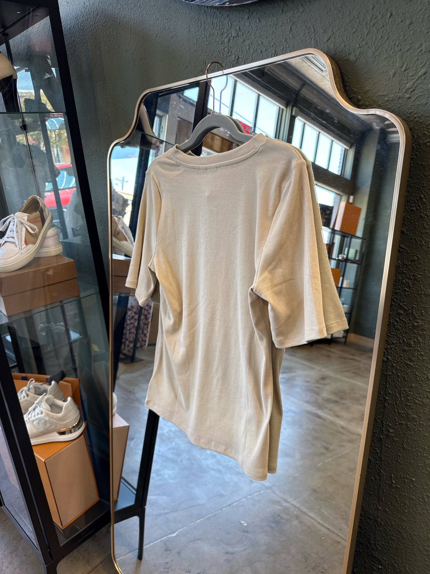 GAP Size L Tan Top