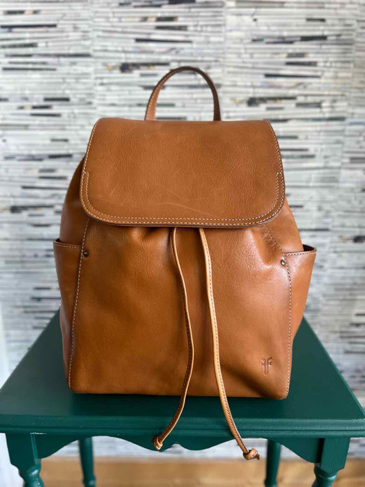 Frye Tan Backpack